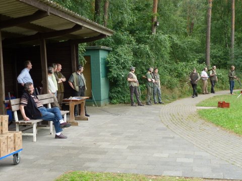 Übungsschießen auf dem Butterpatt