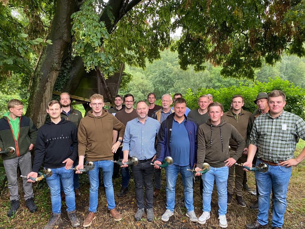 Bläserhutabzeichen für 13 Bläser